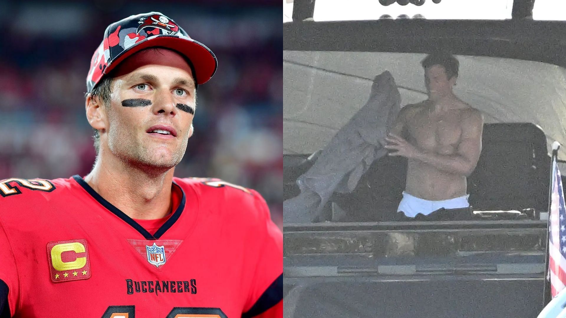 Tom Brady work outs shirtless during trip with Gisele Bündchen