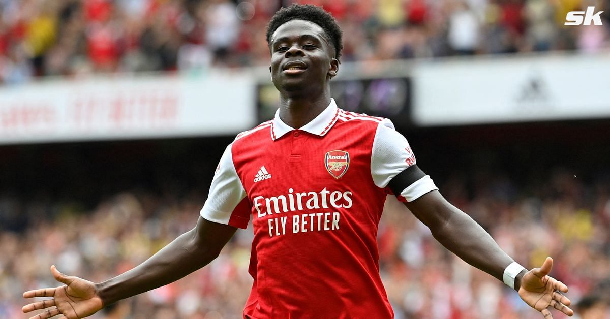 Bukayo Saka could feature against Manchester City this weekend