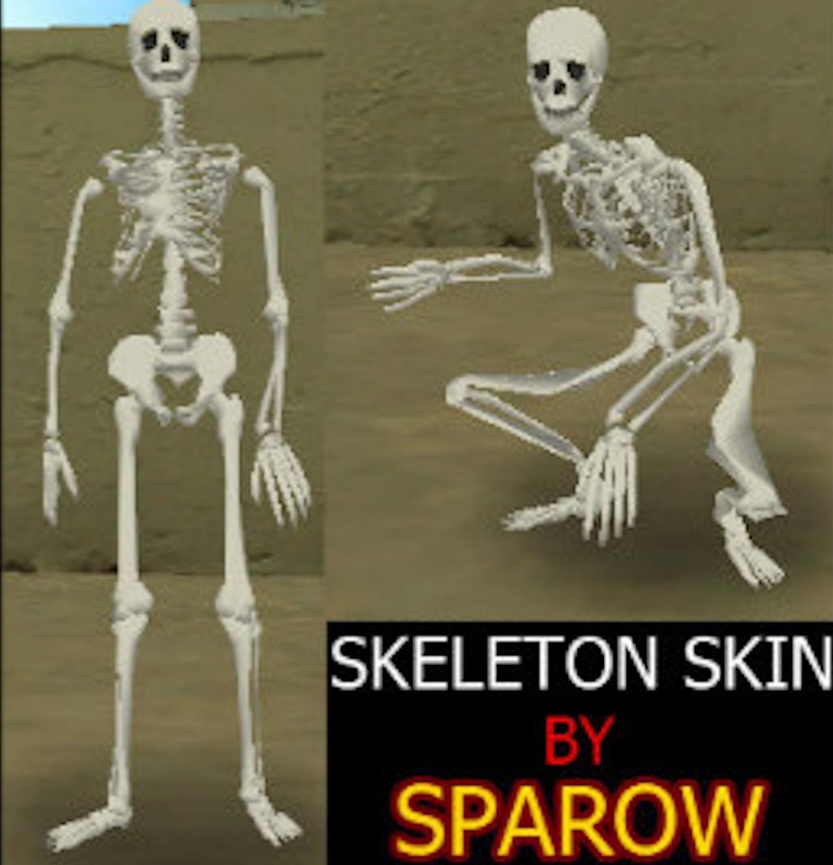 Skeletons are often associated with Halloween (Image via Sparow)