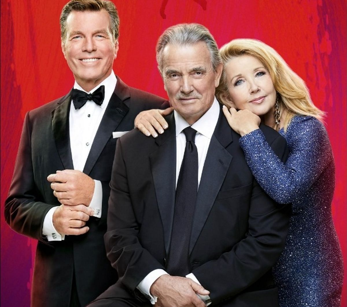 Eric Braeden, Melody Thomas Scott, and Peter Bergman in The Young and the Restless (Image via IMDb)