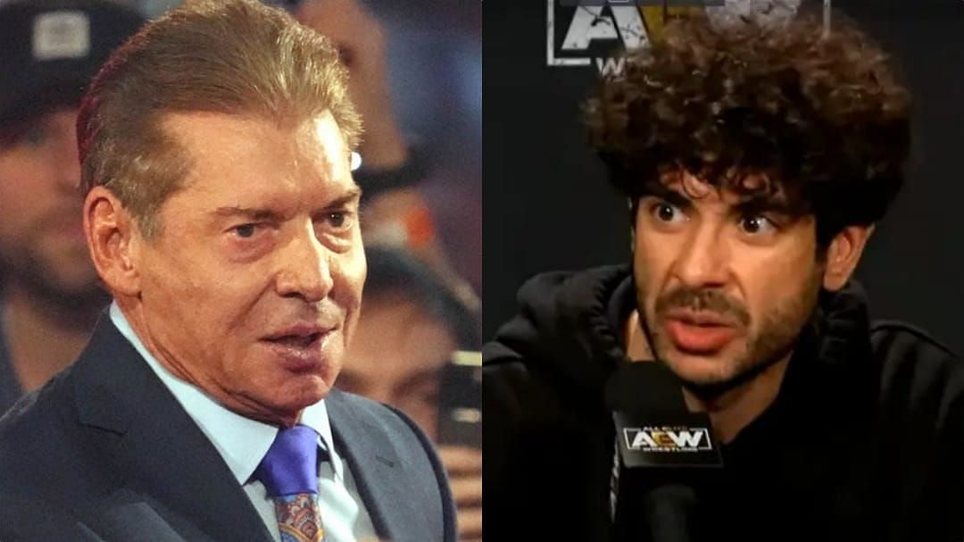 Vince McMahon(left); Tony Khan(right)