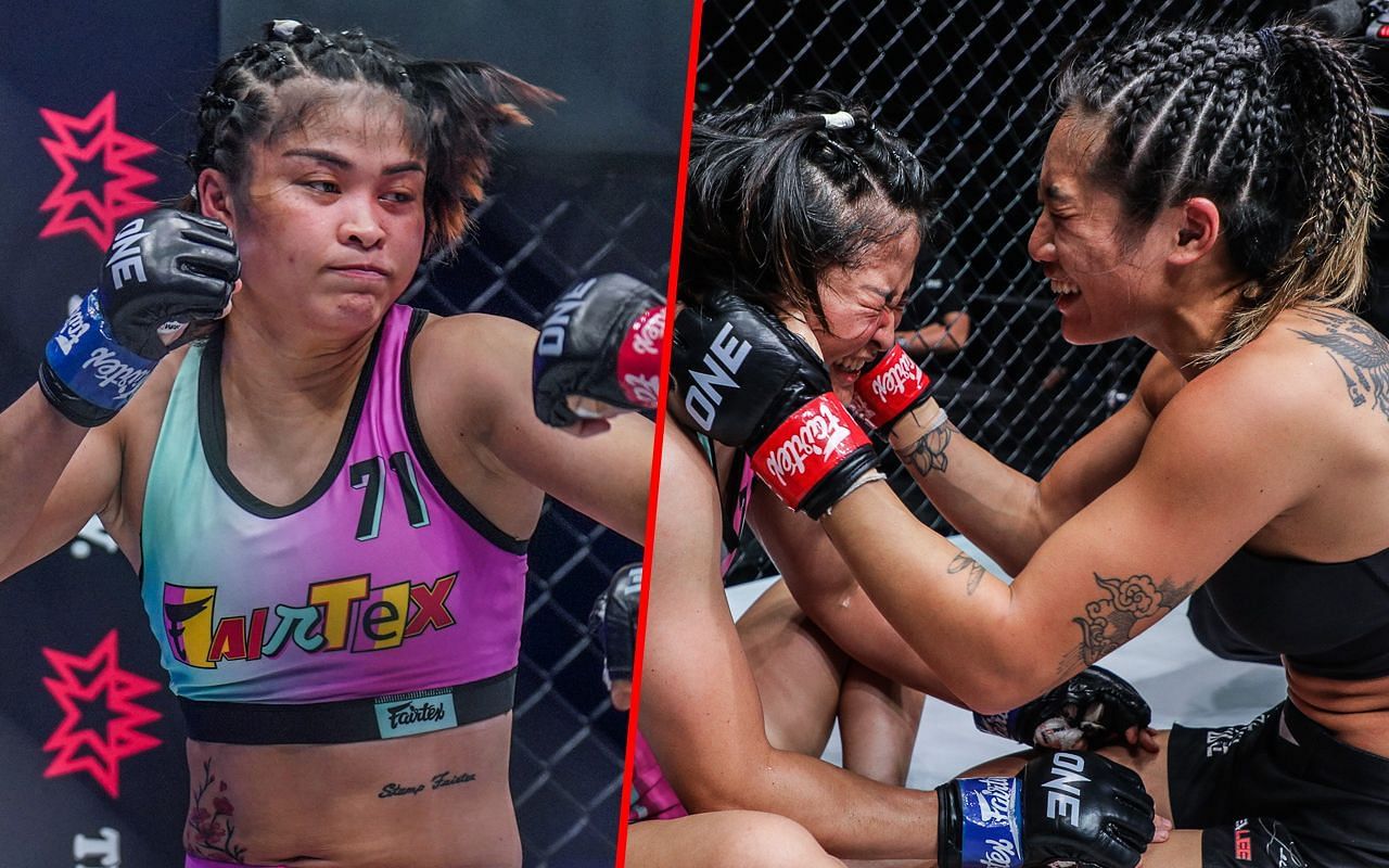 Stamp Fairtex and Angela Lee - Photo by ONE Championship