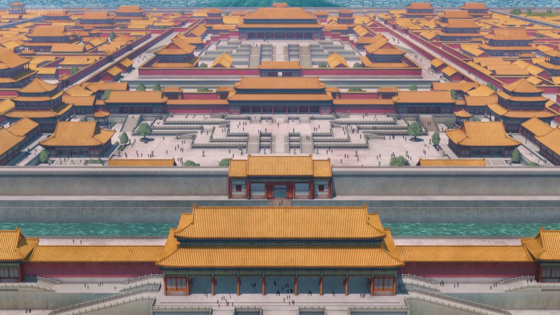 A shot of the palace where Maomao was forced to work (Image via OLM, TOHO Animation)