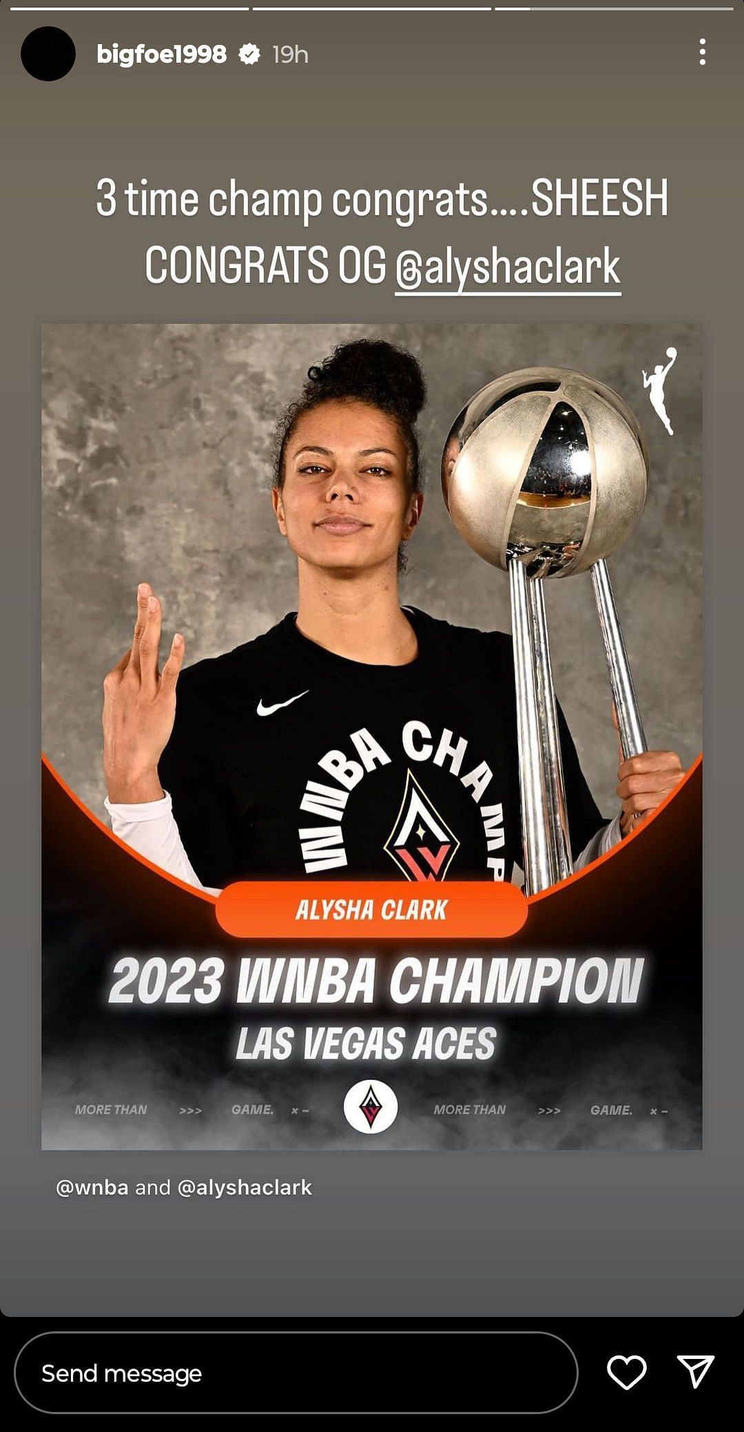 Alysha Clark's already a perfect fit for Las Vegas Aces - The Next