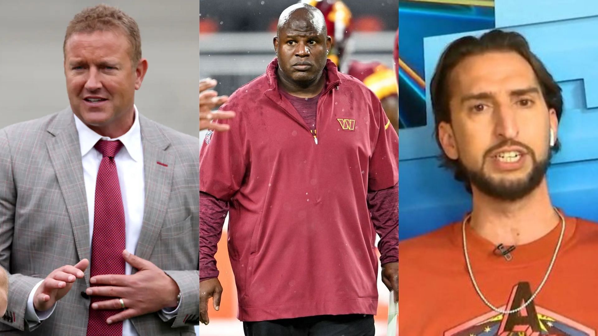 Nick Wright calls out TNF analyst Kirk Herbstreit for Eric Bieniemy comment