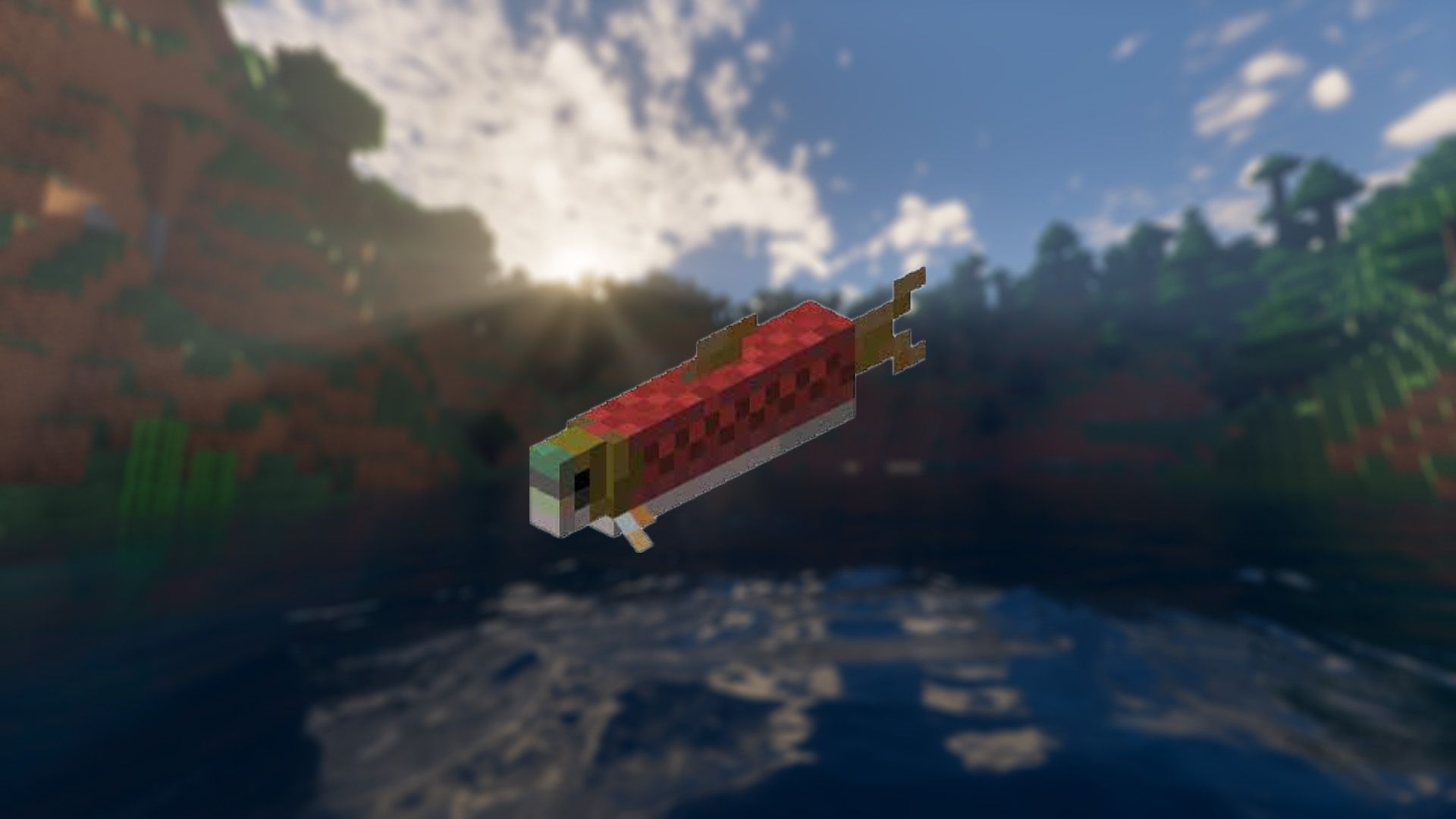 Salmon: Tasty food (Image via Mojang)