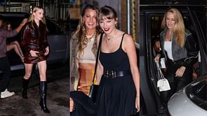 IN PHOTOS: Brittany Mahomes joins Taylor Swift's group dinner with Blake Lively and Sophie Turner in New York