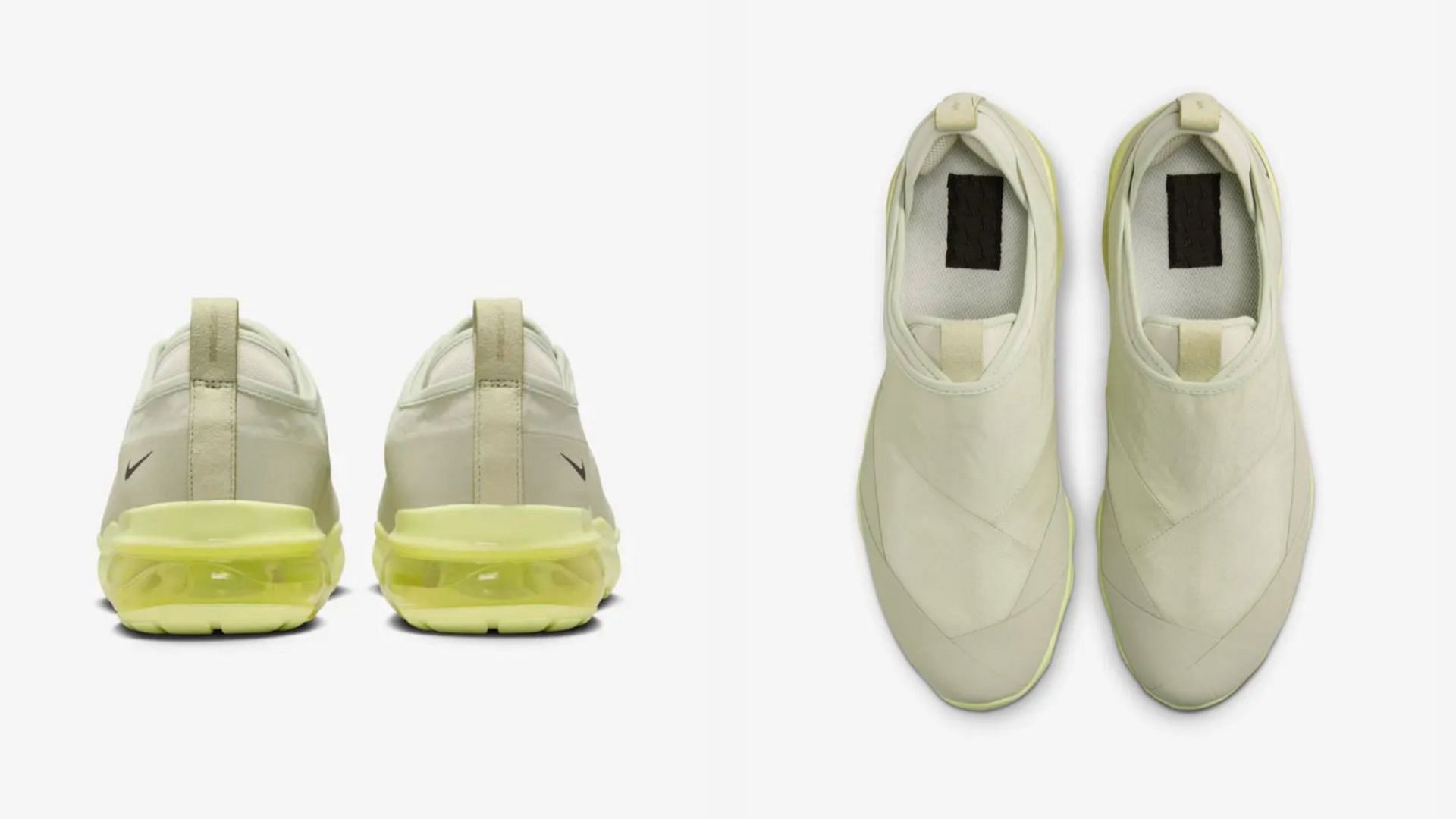 Here&#039;s a detailed look at the uppers and heels of the footwear (Image via Nike)