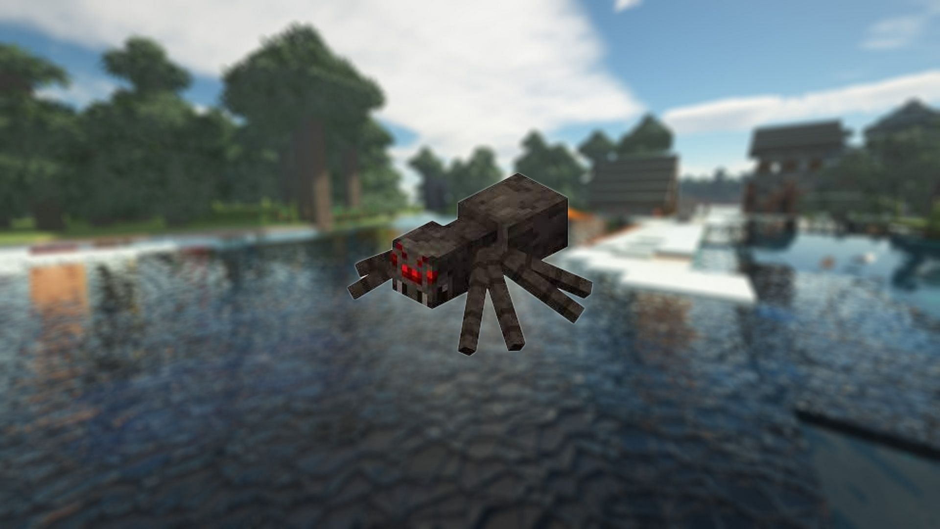Behold the wandering arachnids of Minecraft (Image via Mojang)
