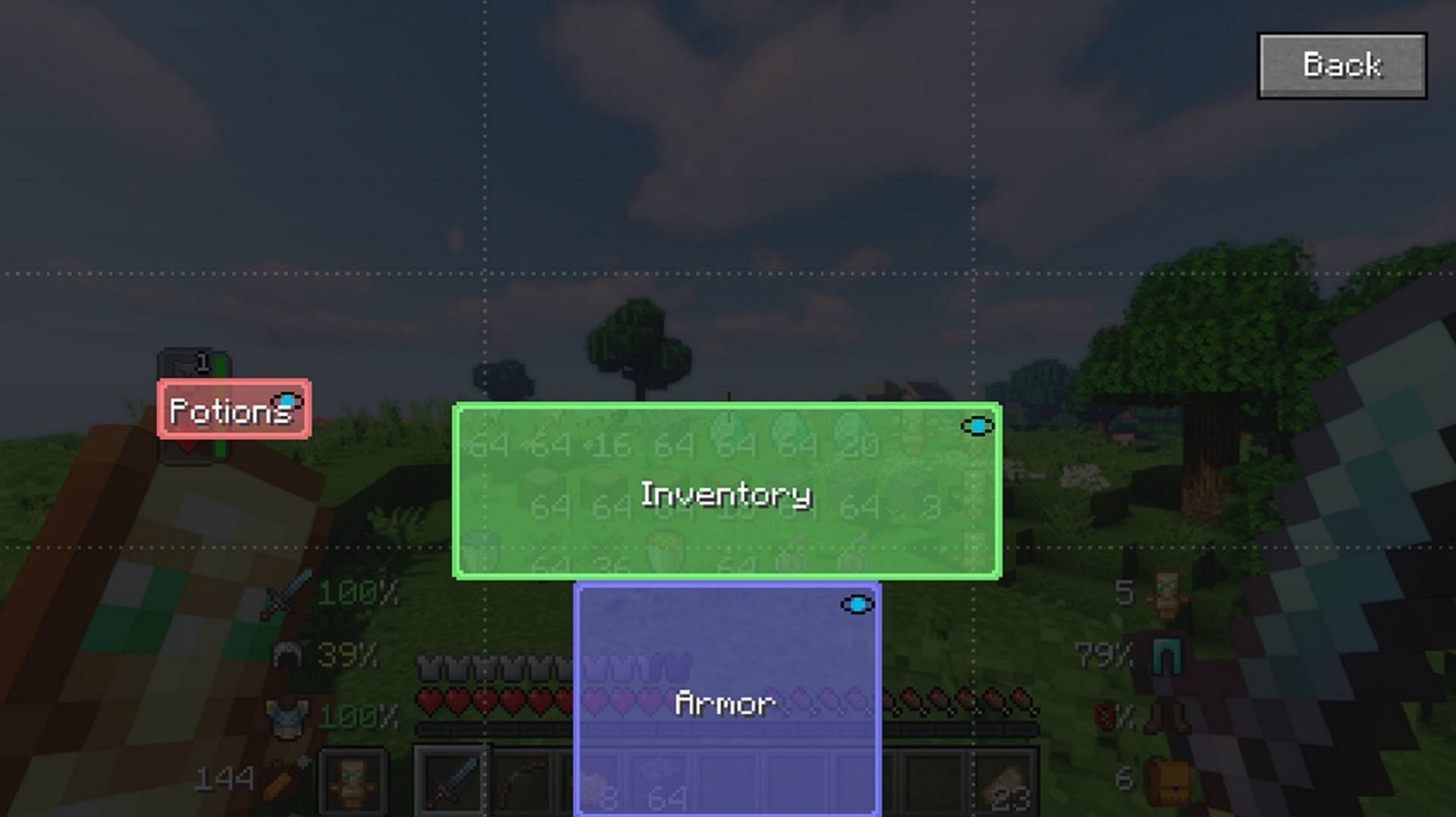 Inventory HUD+ provides even more helpful information for a player&#039;s HUD (Image via Dmitrylovin/CurseForge)