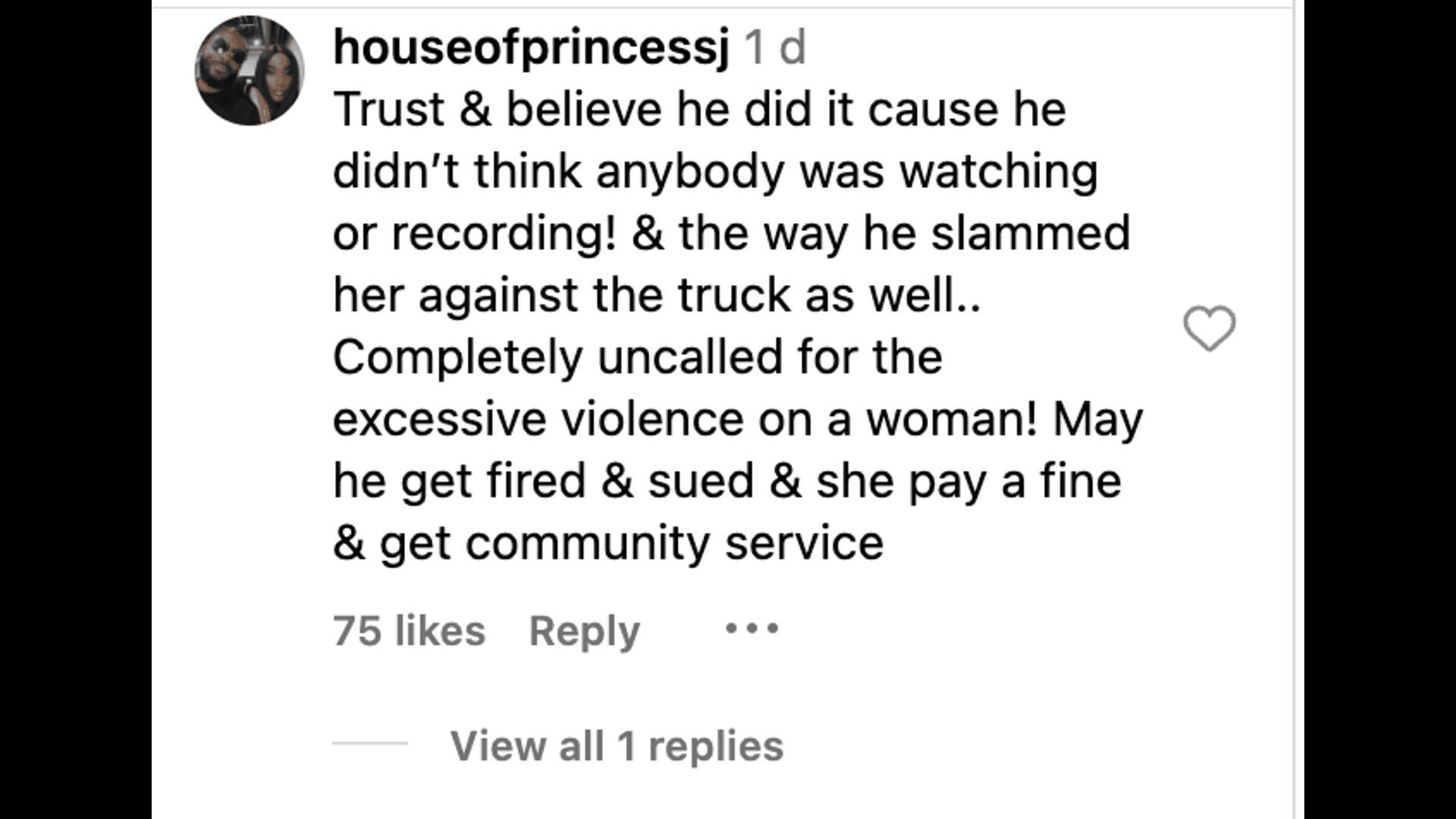 Social media users debate as a video of a cop hitting a woman goes viral: Reactions explored. (Image via Instagram)