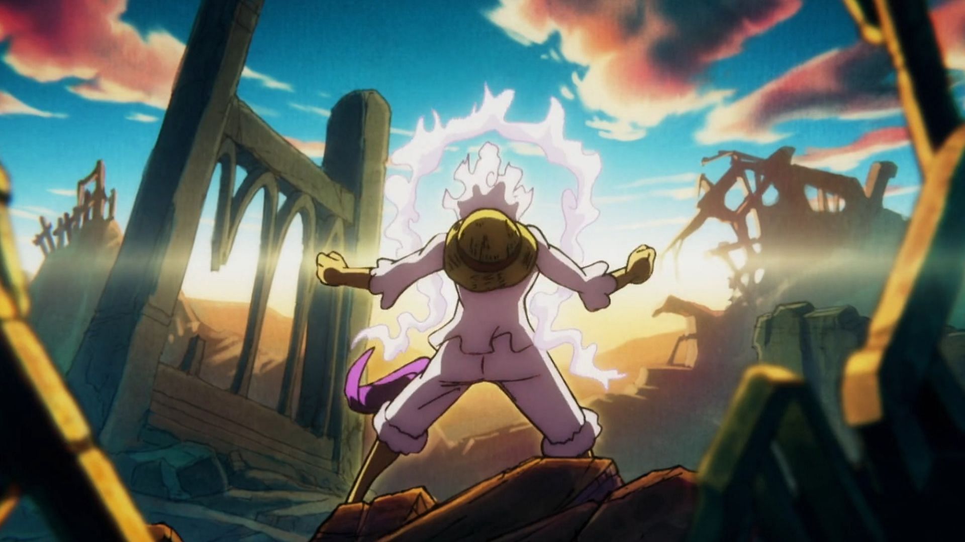 Gear 5 Luffy as seen in One Piece episode 1080 (Image via Toei)