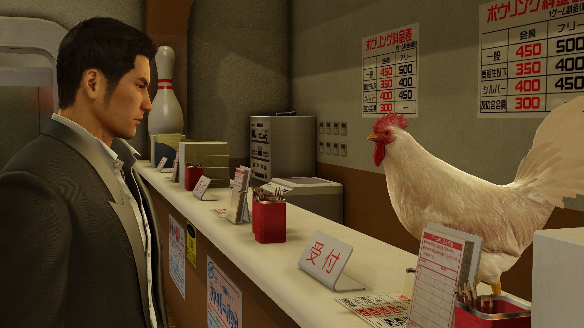 Yakuza has many lighthearted moments (Image via Sega)