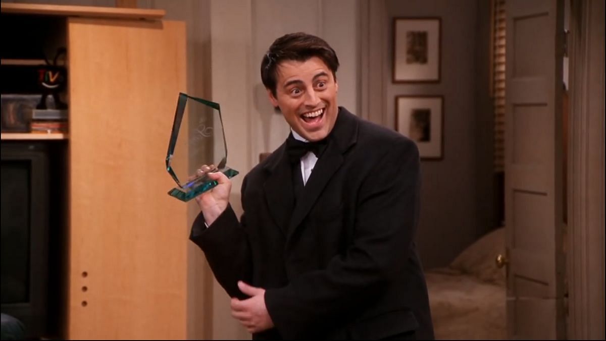 The One with Joey&#039;s Award (Image via NBC)