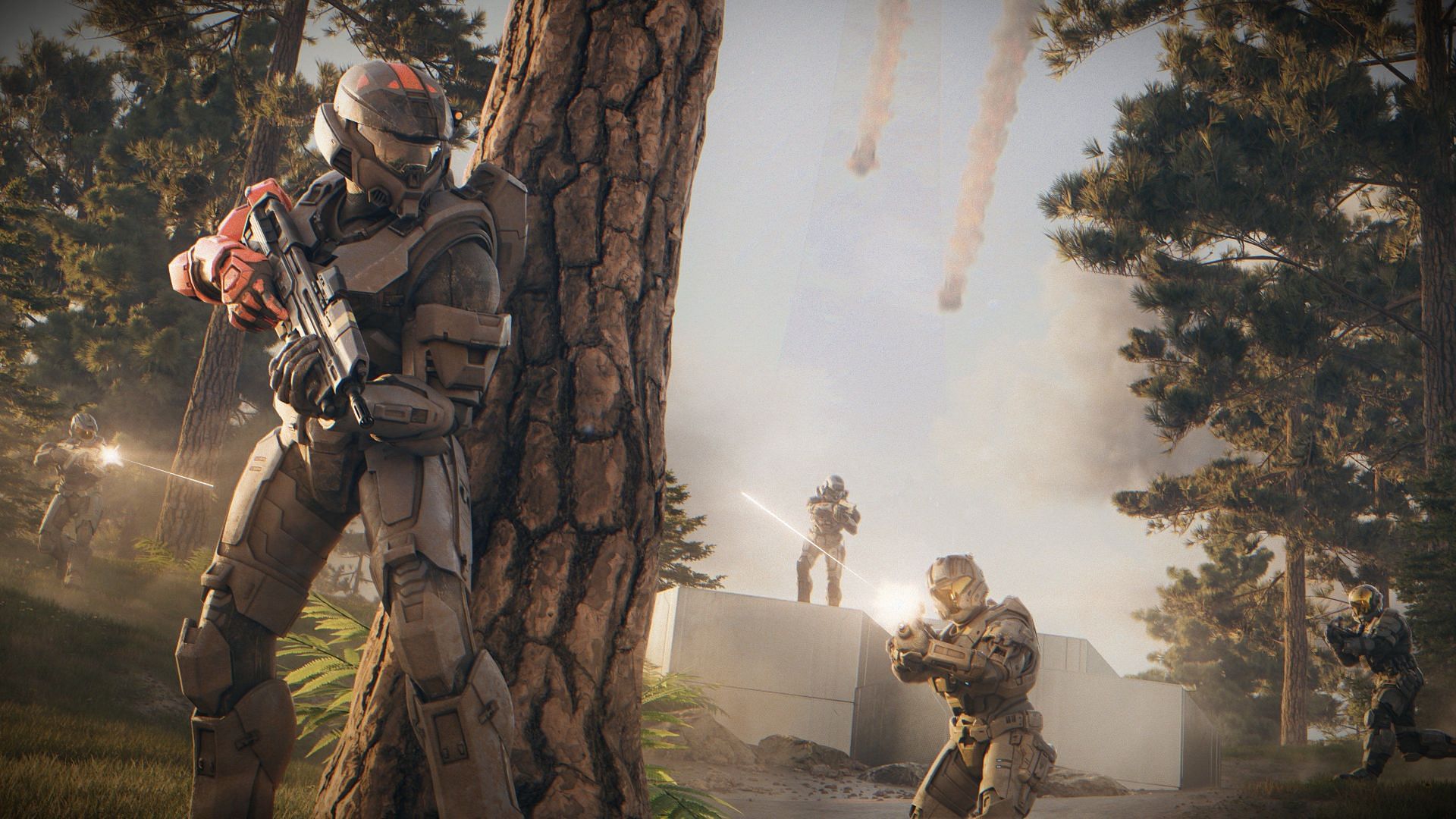 Inheritor: Battle Royale, a Halo infinite-inspired game (Image via The Forge Falcons)