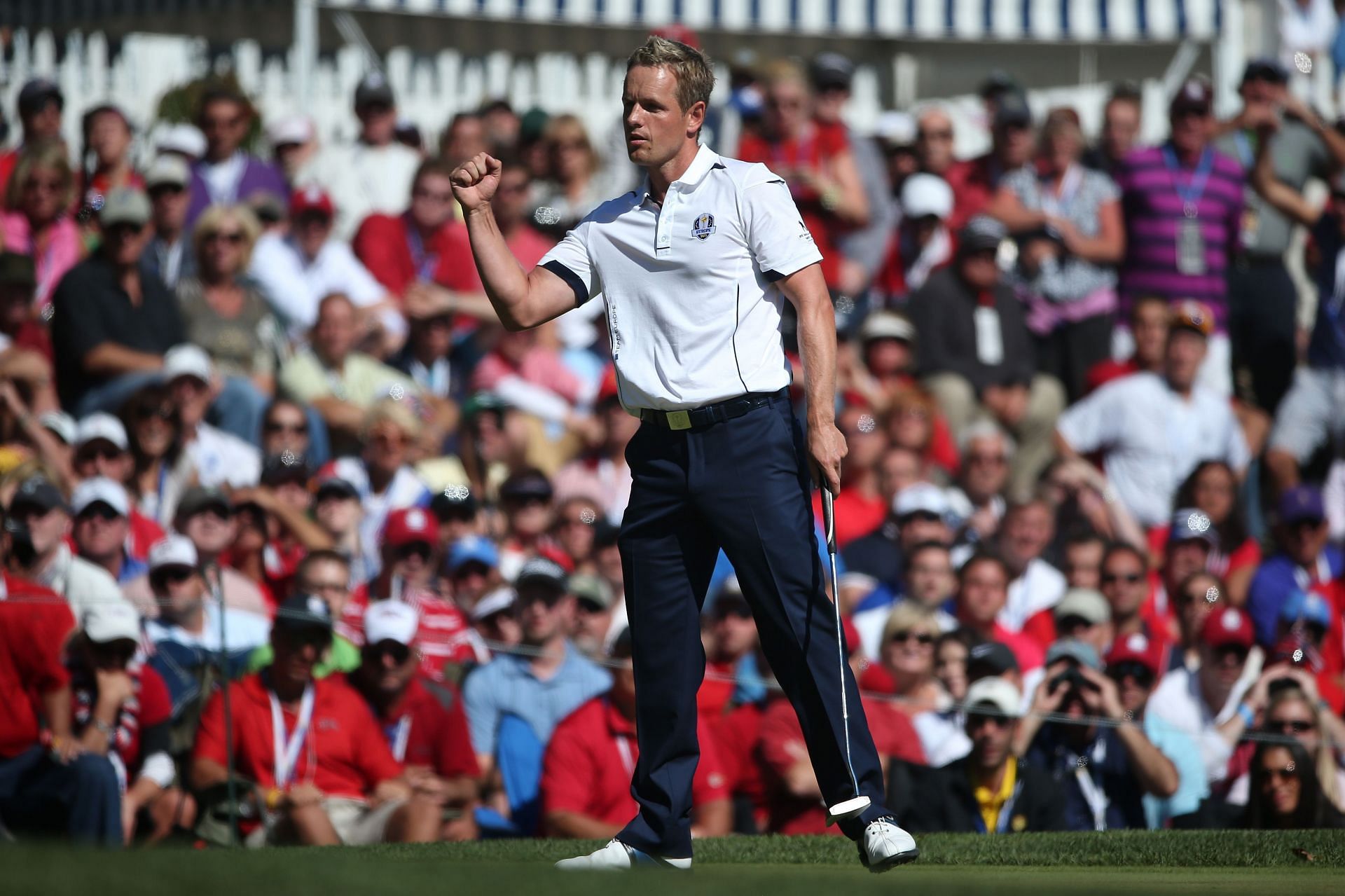 Luke Donald at the Ryder Cup 2012 (Image via Getty)