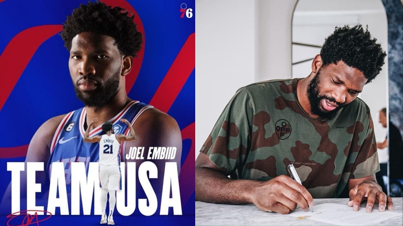 Joel Embiid joins the U.S. basketball team (via Instagram)
