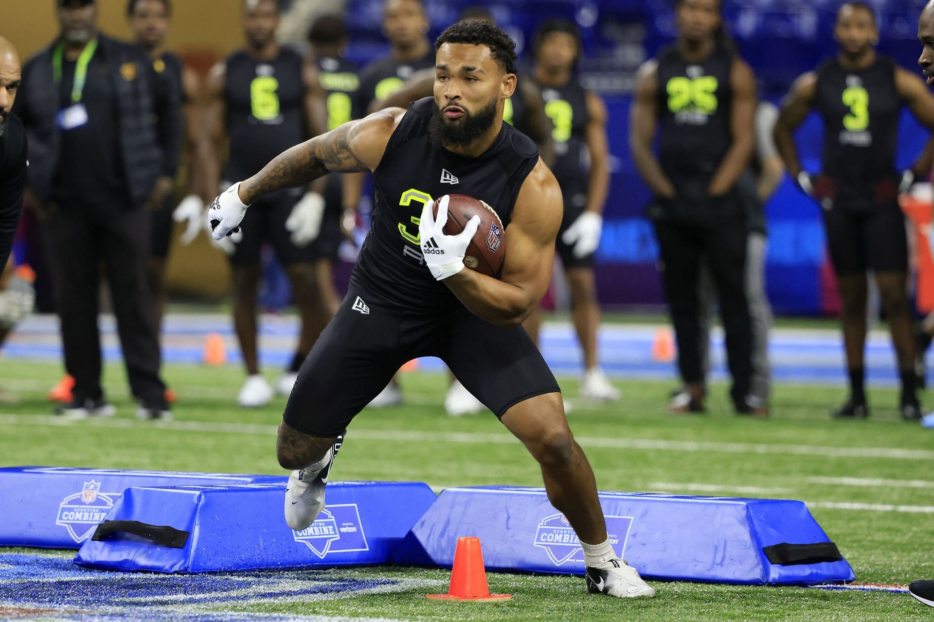 Kyren Williams at the NFL Combine