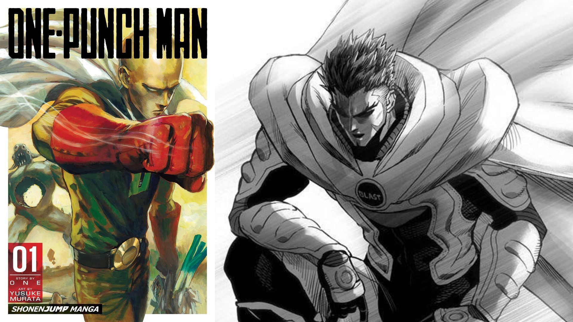 One Punch Man manga cover features Blast in a way no one thought