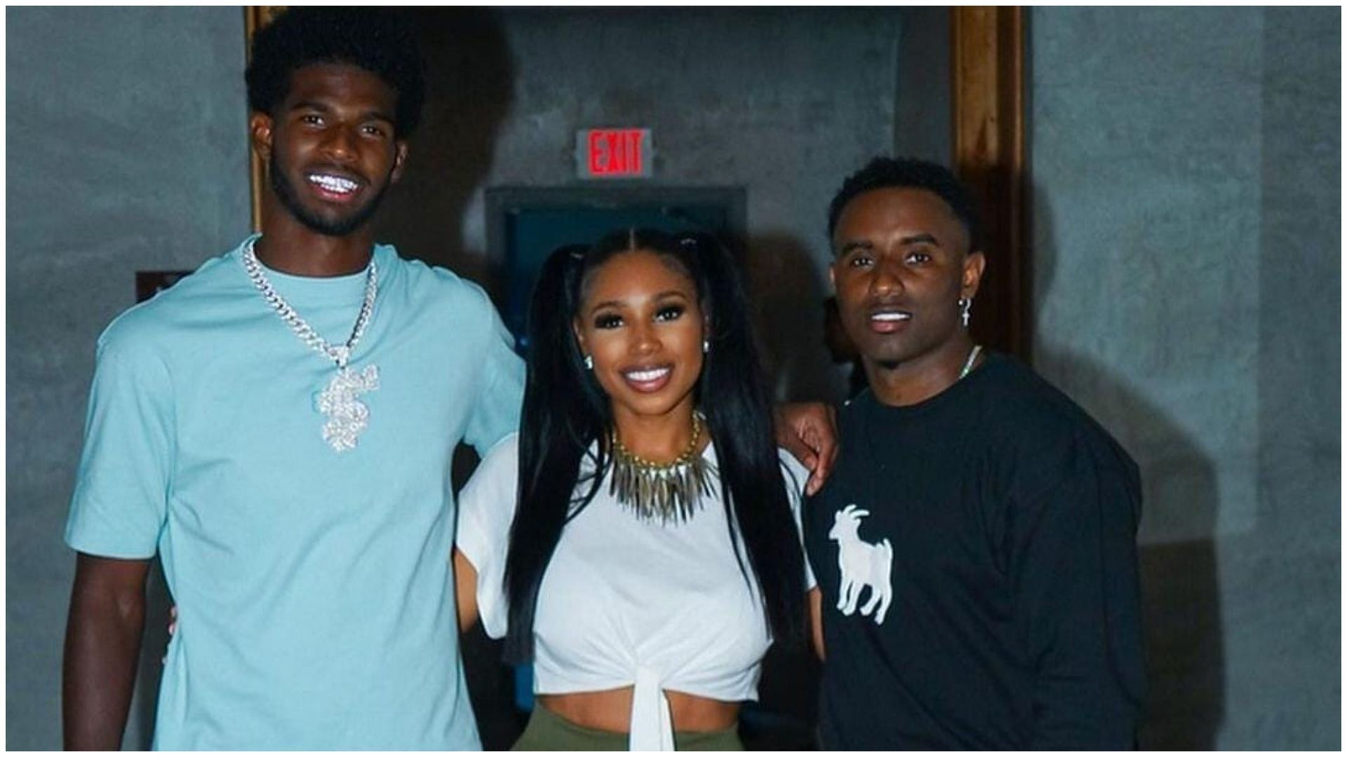 Shedeur Sanders with sister Deiondra and brother Deion Sanders Jr (Credits:Instagram)