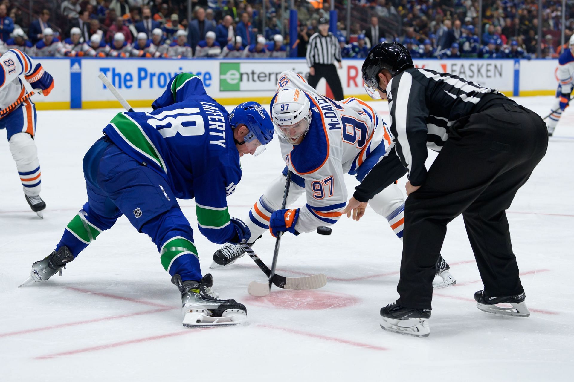 Edmonton Oilers v Vancouver Canucks