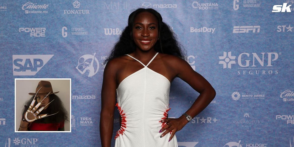 Coco Gauff flaunts another spooky Halloween look