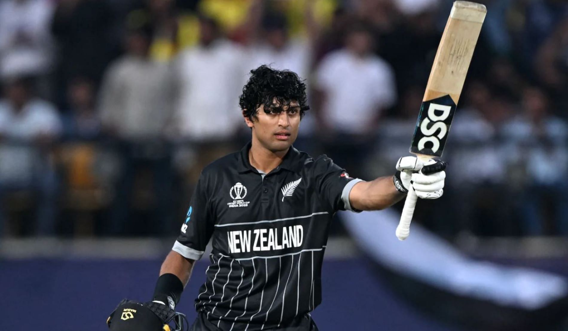 Ravindra scored an incredible second century of the 2023 World Cup