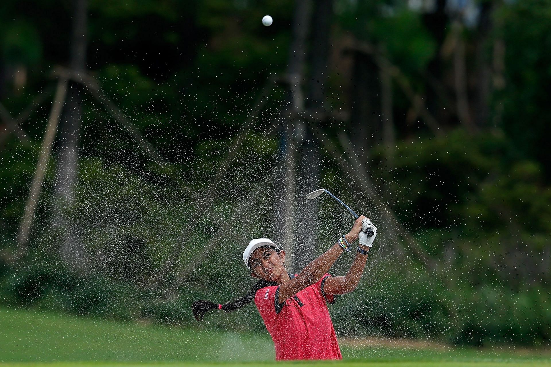 Aditi Ashok at the 2014 Summer Youth Olympic Games (Image via Getty)