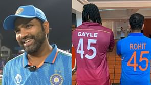 "Universe Boss is Universe Boss" - Rohit Sharma's message to Chris Gayle after smashing his six-hitting world record