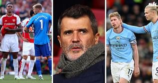 Roy Keane offers stern response on who will win Premier League title after ‘worst’ Manchester City display during Arsenal defeat
