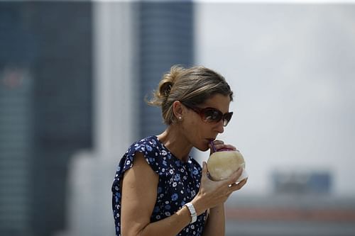 Monica Seles at the 2018 WTA Finals