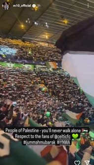 Mesut Ozil's Instagram story