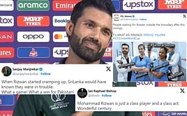 "The fighter, The crisis man" - Fans erupt as Mohammad Rizwan helps Pakistan create history with record-breaking chase in World Cup clash vs Sri Lanka