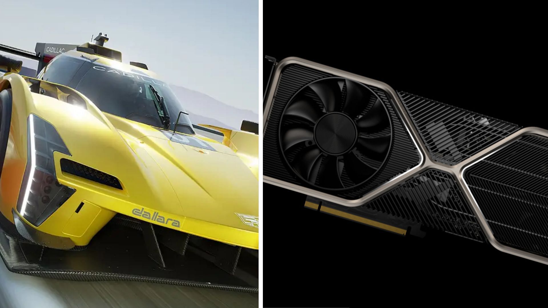 The Nvidia RTX 3080 and 3080 Ti can play Forza Motorsport at high framerates (Image via Xbox and Nvidia)