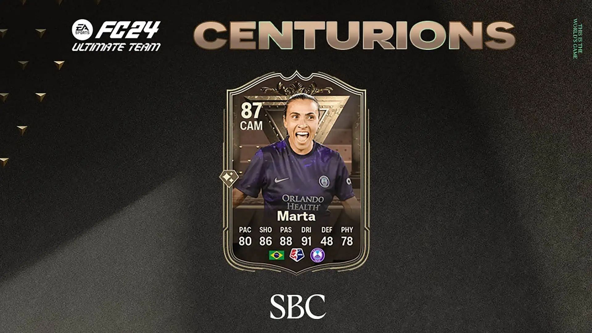 EA FC 24 Marta Centurions SBC