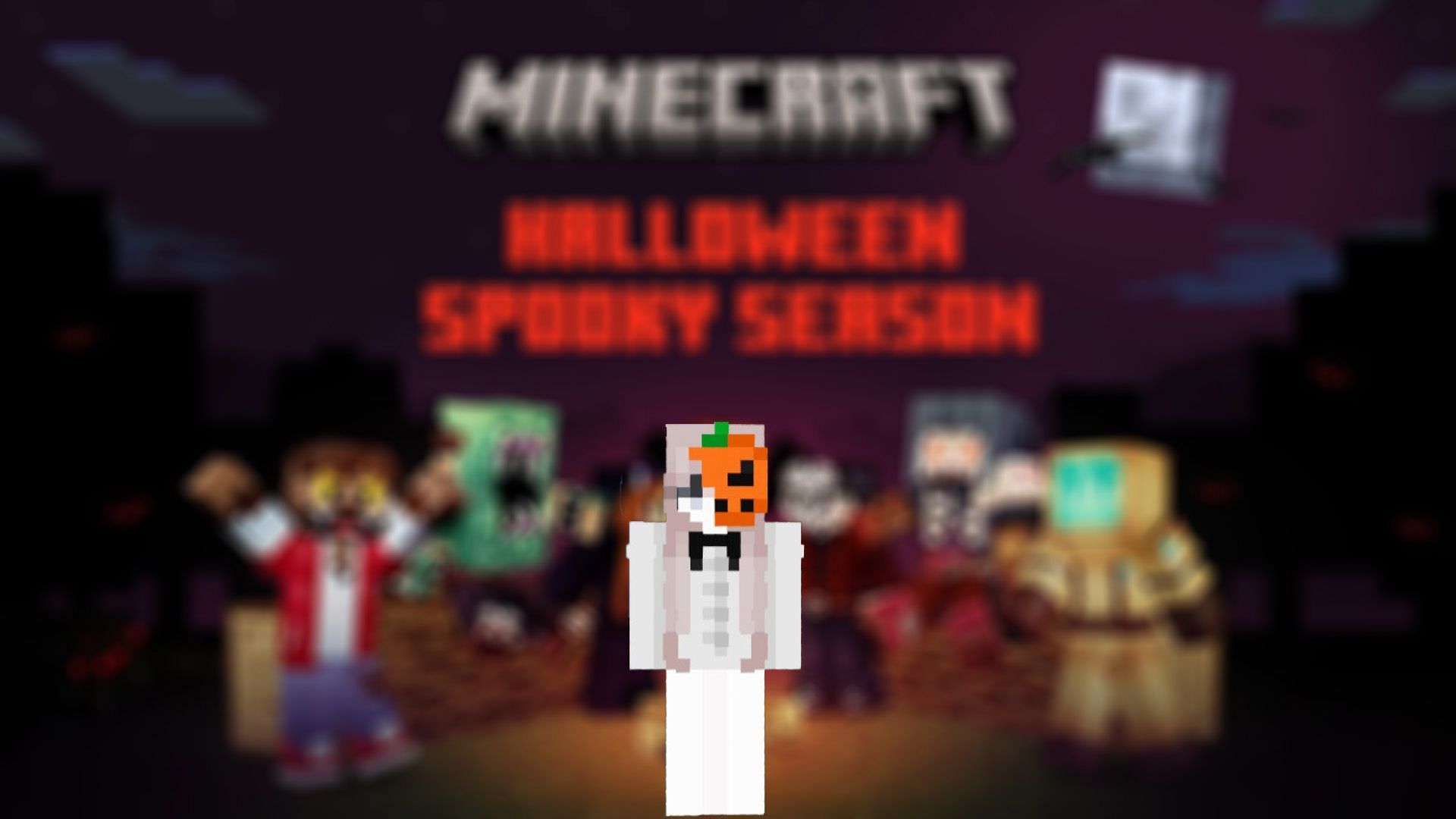 Bring wholesomeness to Halloween with cuteness and spookiness (Image via minecraftskins.com)