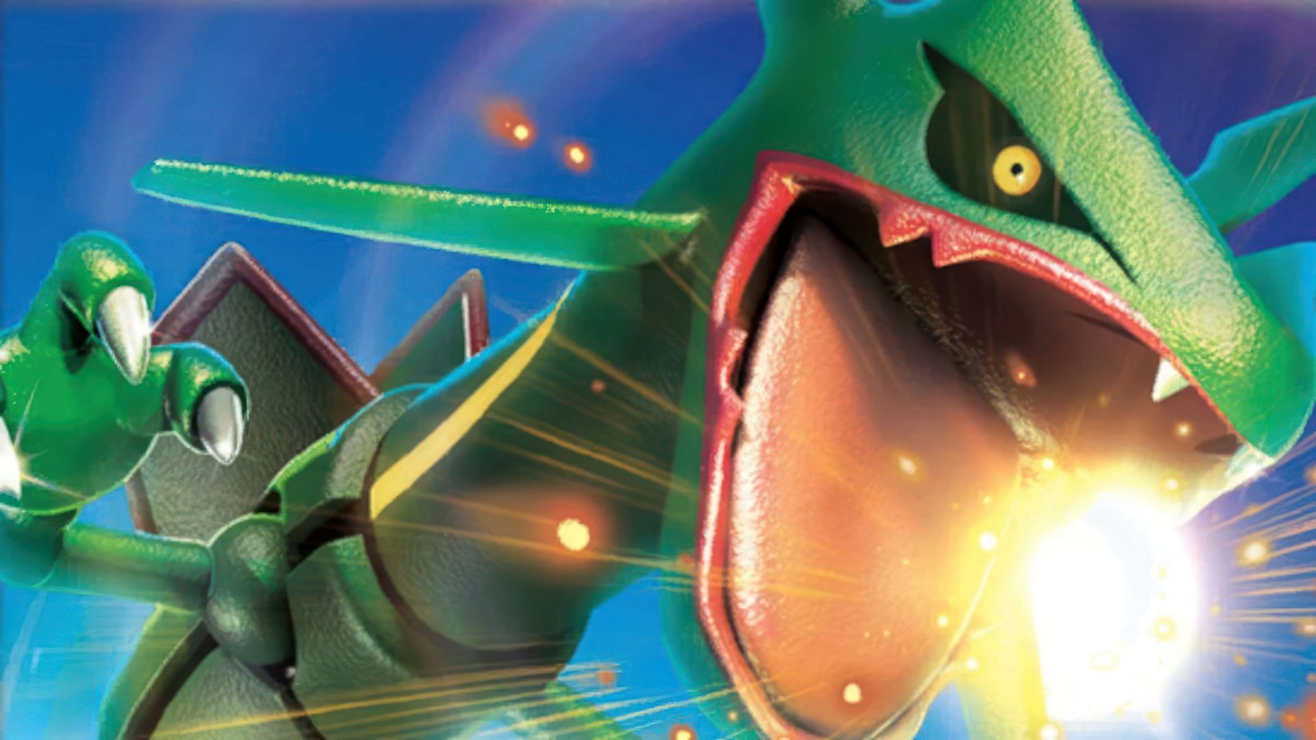 Rayquaza, as seen in the main series (Image via The Pokemon Company)