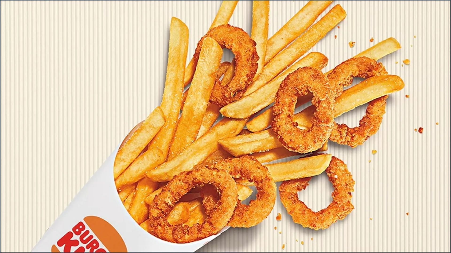 Burger King introduces a new combo side including both onion rings and french fries (Image via Burger King)