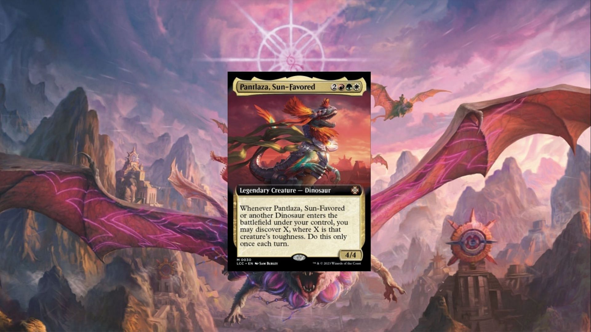 Pantlaza, Sun-Favored in MTG. (Image via Wizards of the Coast)