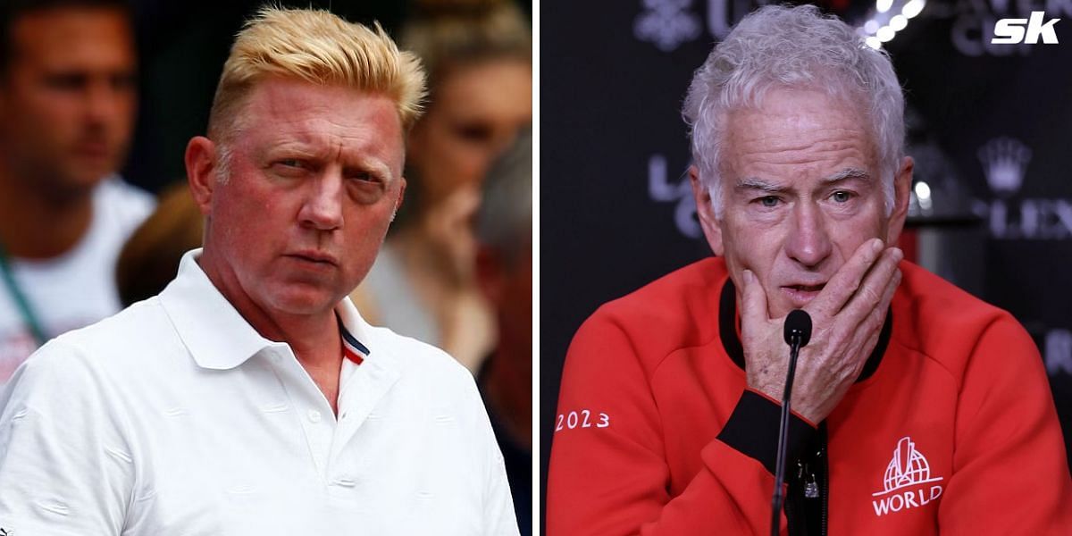 John McEnroe Boris Becker Wimbledon surface change