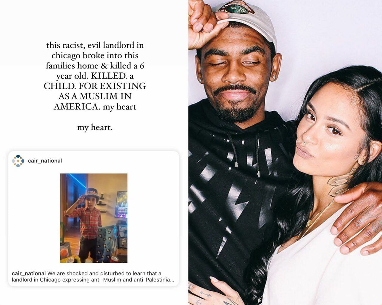 Kehlani and kyrie story on sale