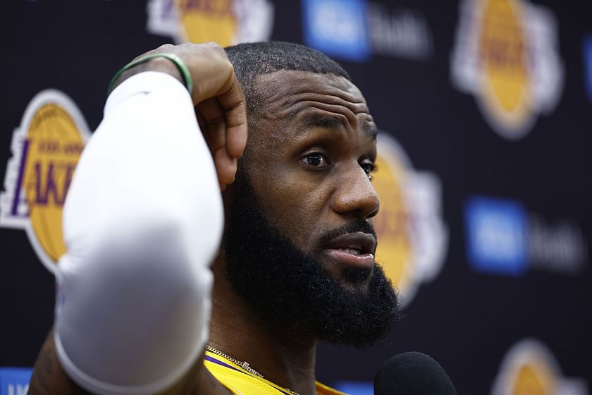 Lakers Media Day 2023 - LeBron James Press Conference 