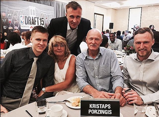 Kristaps Porzingis parents