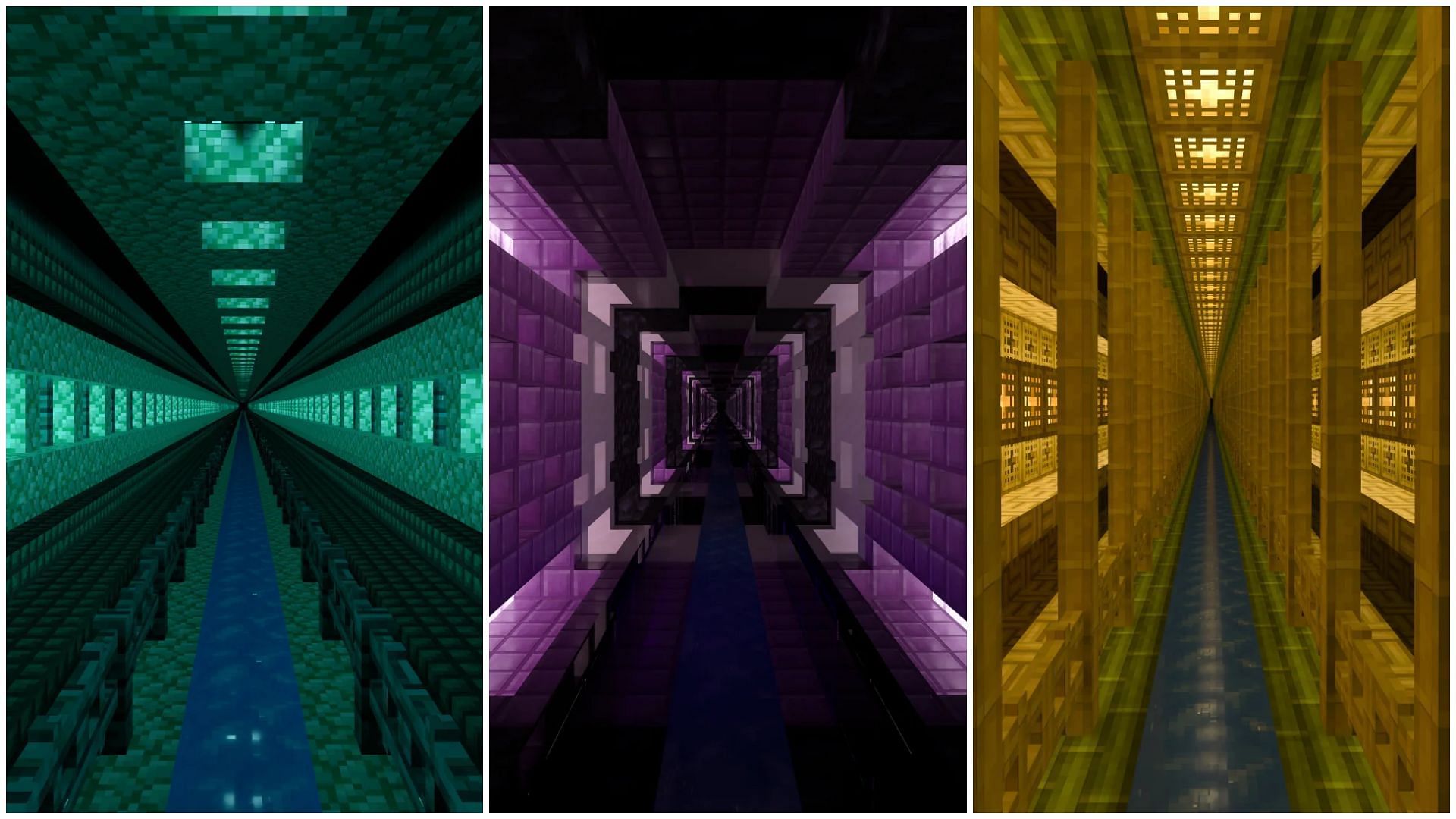 Minecraft Redditor creates brilliant tunnels in the game (Image via Reddit/u/Piaaa91)