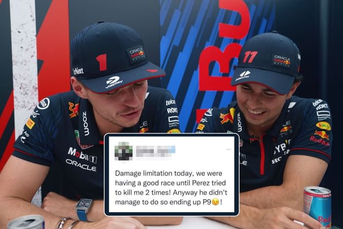 "Perez tried to kill me two times": Old tweet from Sergio Perez's former teammate brings out hilarious reaction from the Mexican