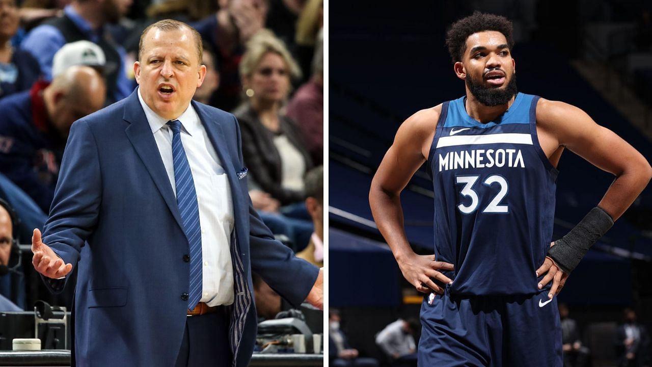 What happened between Karl-Anthony Towns and Tom Thibodeau?