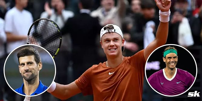 "How cool is this" - Holger Rune delighted to be allotted locker room previously shared by Rafael Nadal and Novak Djokovic exclusively in Shanghai