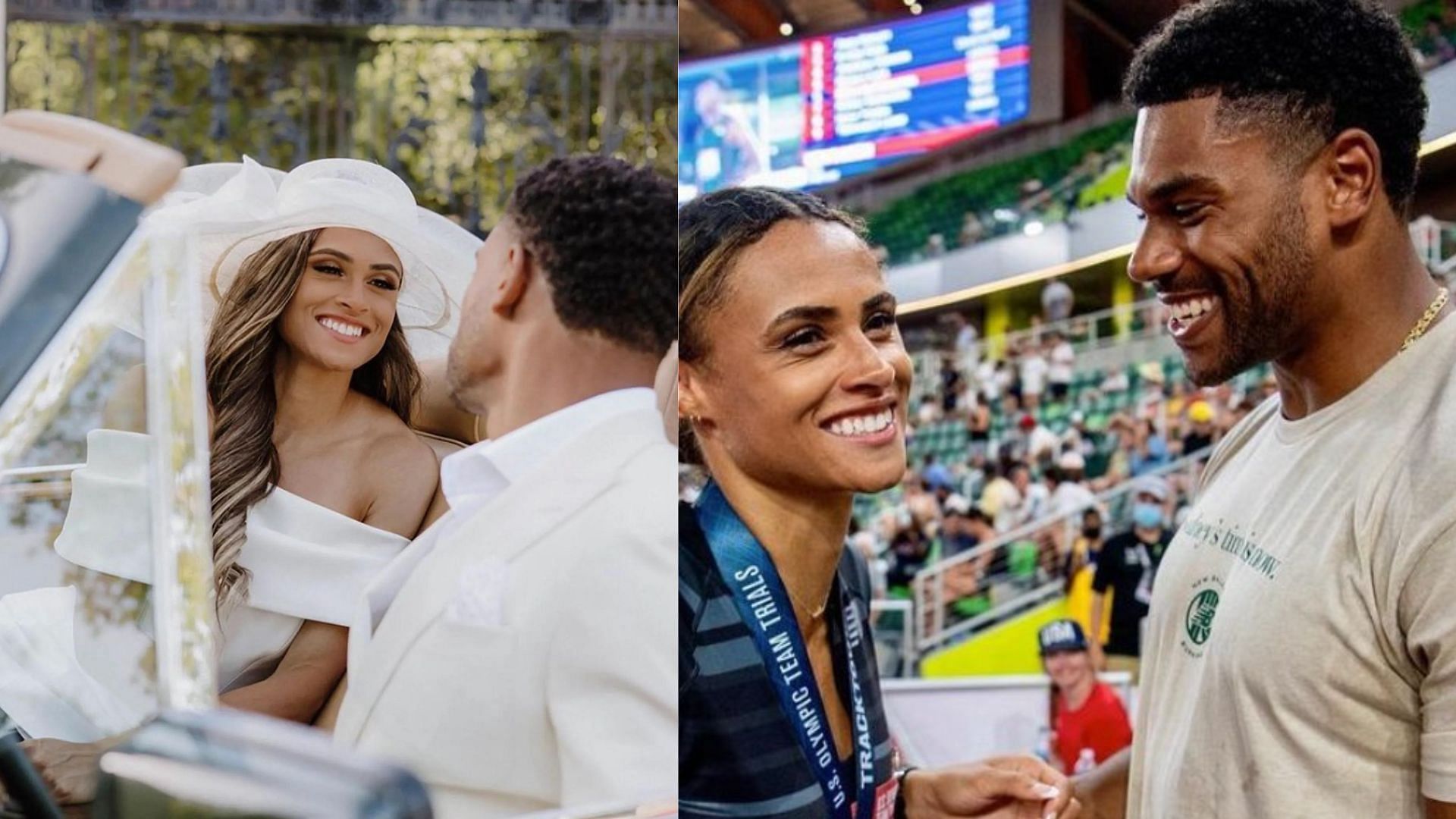 Sydney McLaughlin-Levrone and Andren Levrone Jr. (Image via Sportskeeda)