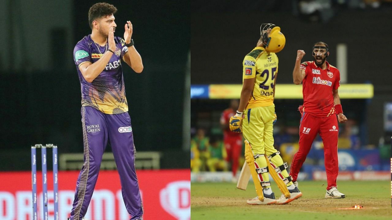 Vaibhav Arora (left) and Rishi Dhawan (right in red jersey) - Image Credits: Vaibhav Arora Instagram &amp; IPLT20.com