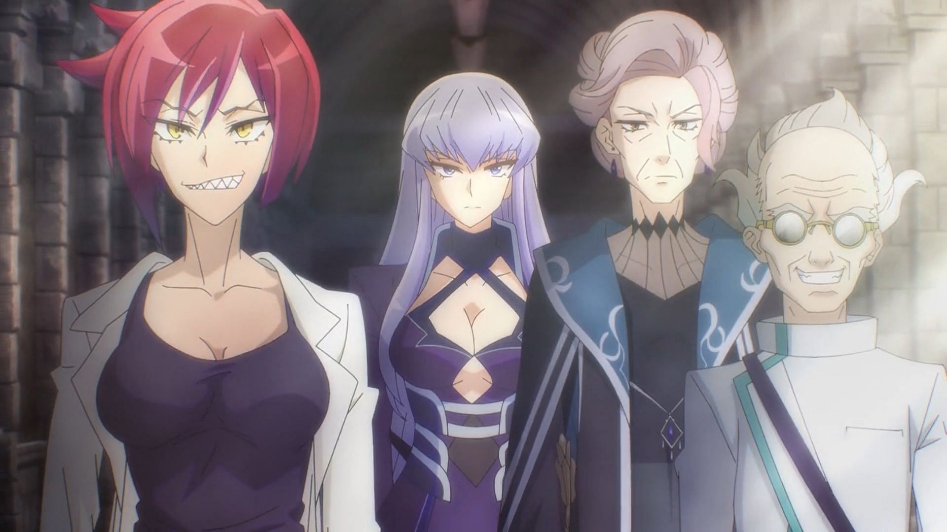 Kimberly Magic Academy professors as seen in Reign of the Seven Spellblades (Image via J.C.Staff)